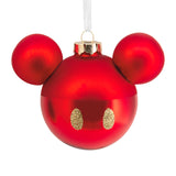 Hallmark Christmas Ornament (Disney Mickey Mouse Ears Icon, Glass)
