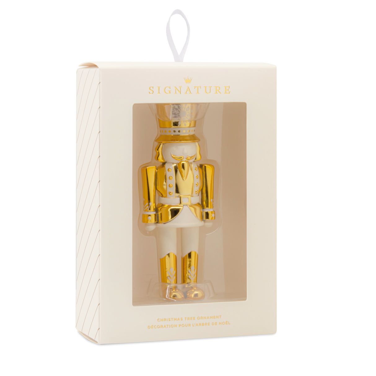 Hallmark Christmas Ornament (Signature Gold Nutcracker)