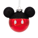 Disney Mickey Mouse Icon Christmas Ornament, Blown Glass