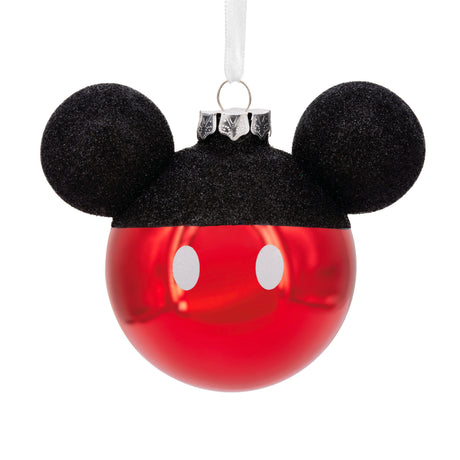 Disney Mickey Mouse Icon Christmas Ornament, Blown Glass