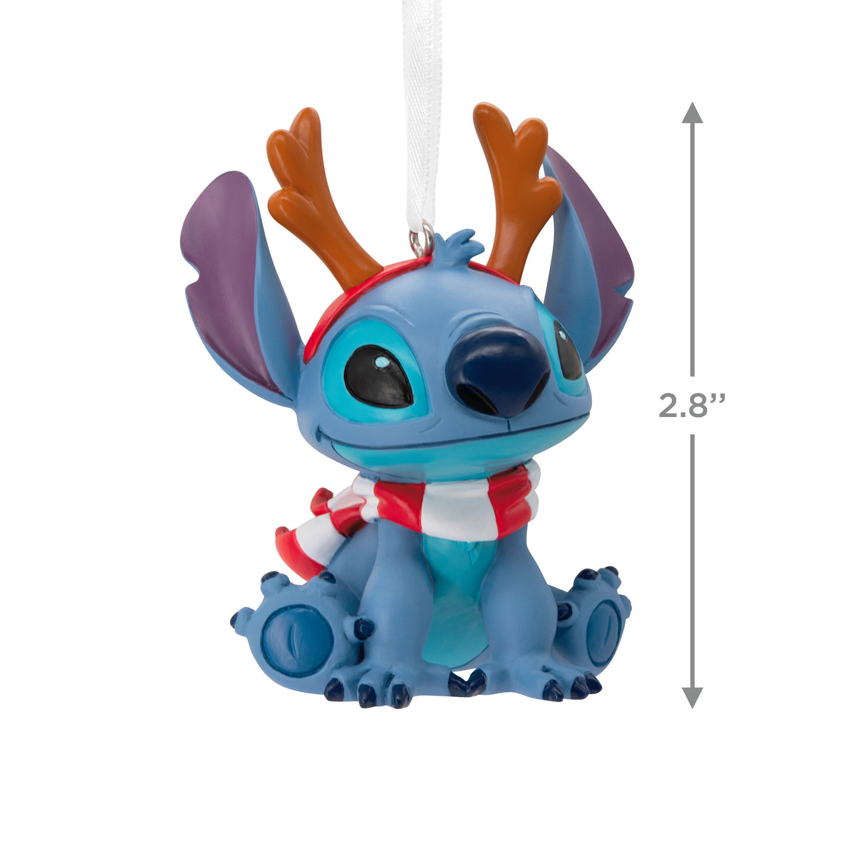 Disney Lilo & Stitch Reindeer Stitch Christmas Ornament