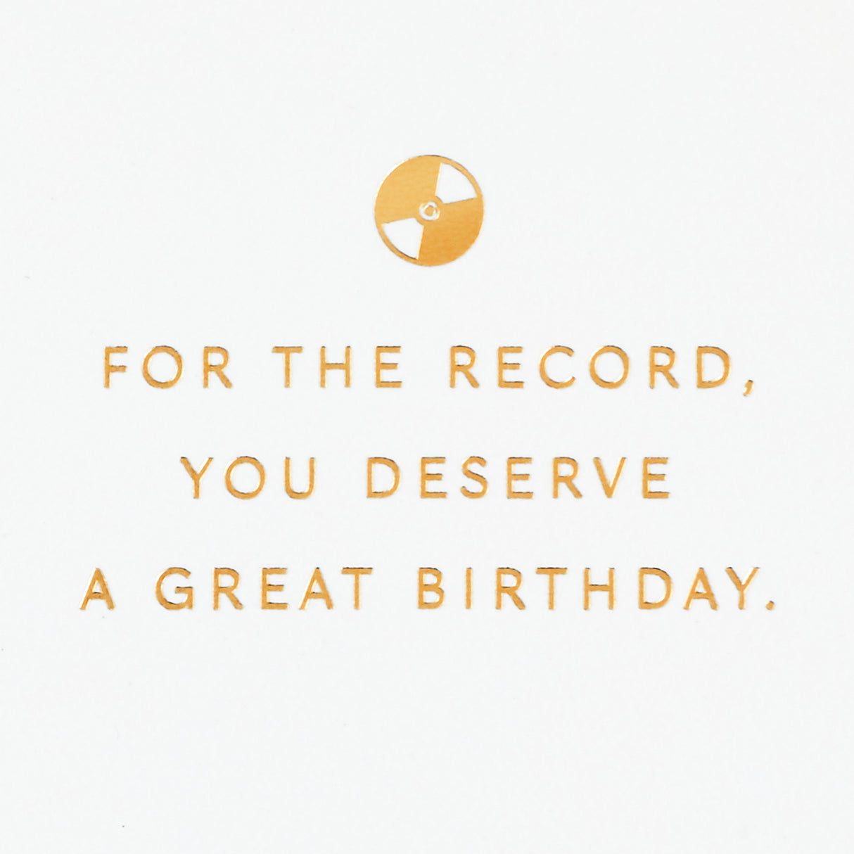 Hallmark Signature Birthday Card (Record)