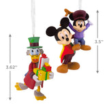 Disney Mickey's Christmas Carol Christmas Ornaments, Set of 2