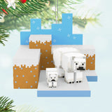 Hallmark Keepsake Christmas Ornament (Minecraft Polar Bears in Snowy Tundra)