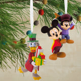 Disney Mickey's Christmas Carol Christmas Ornaments, Set of 2