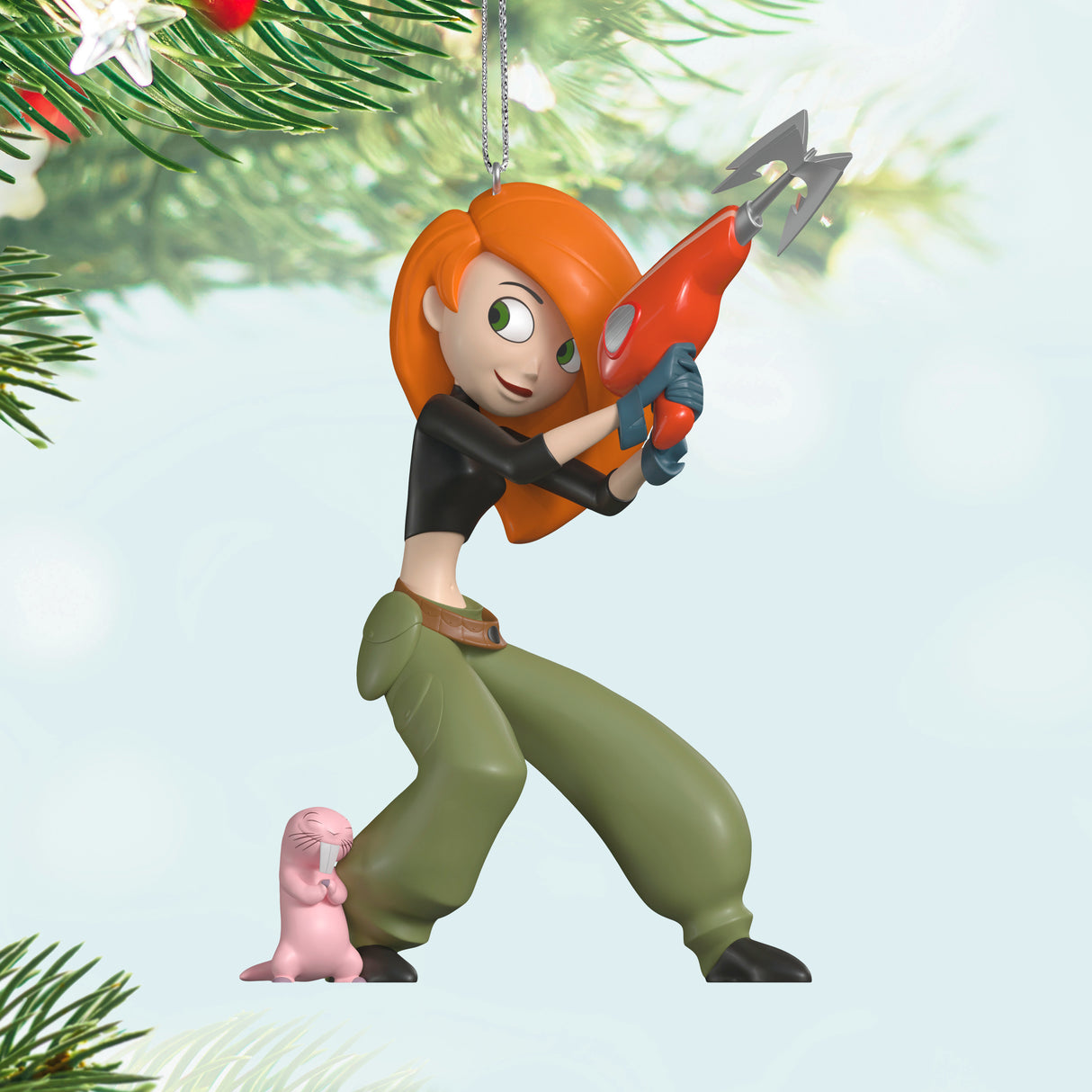 Hallmark Keepsake Christmas Ornament (Disney Kim Possible and Rufus)