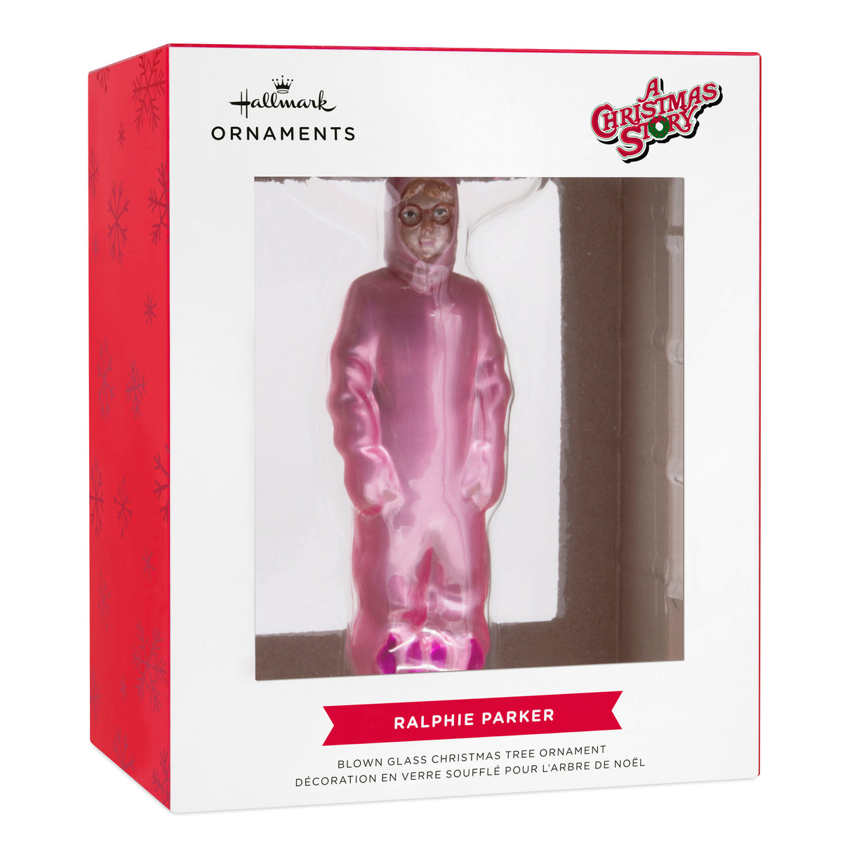 A Christmas Story Ralphie in Bunny Suit Christmas Ornament, Blown Glass