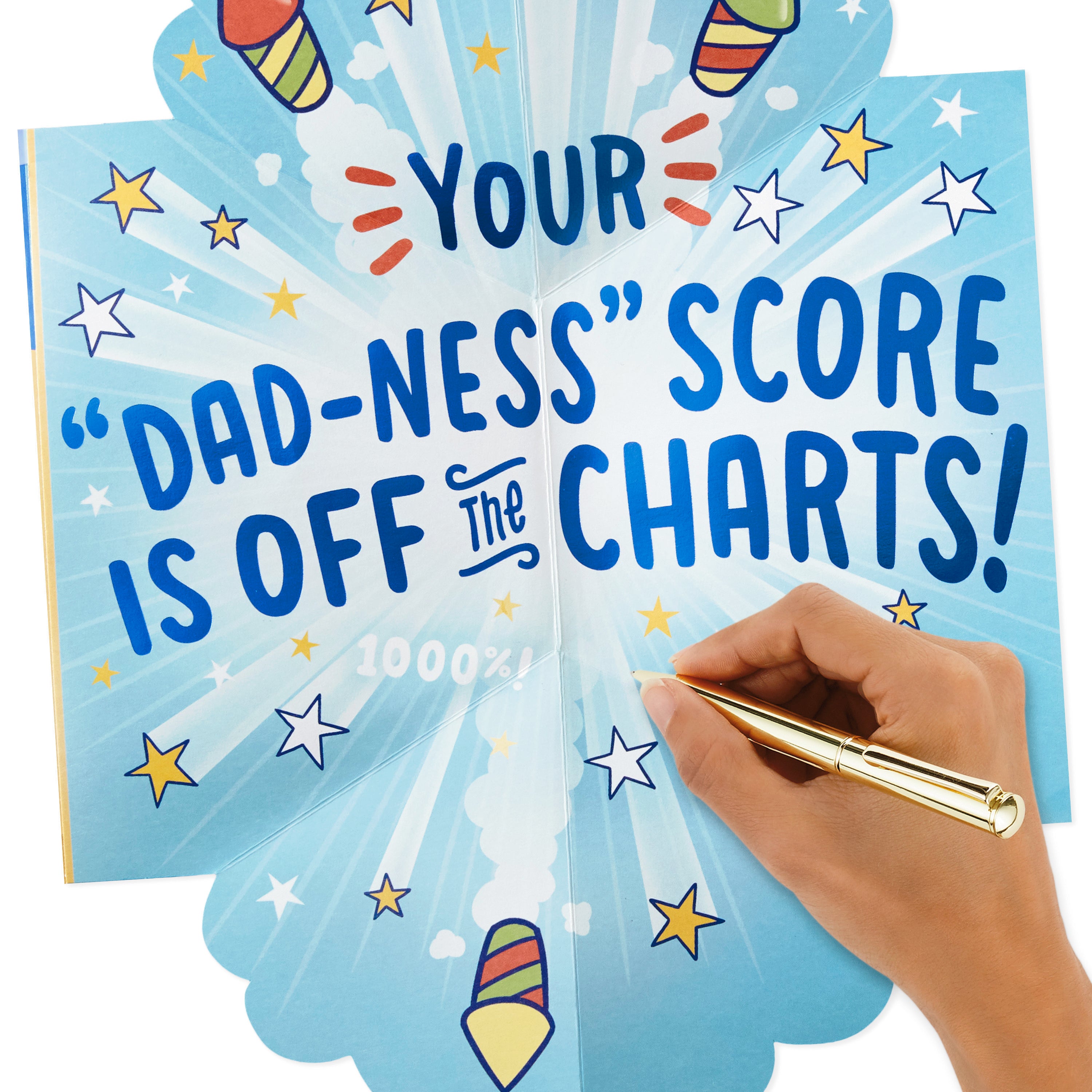 Funny Pop Up Fathers Day Card for Dad from Son or Daughter (You've Got it All)