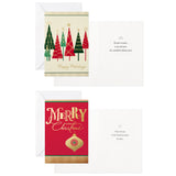 Christmas Boxed Cards Assortment, Elegant Icons (4 Designs, 24 Cards with Envelopes)