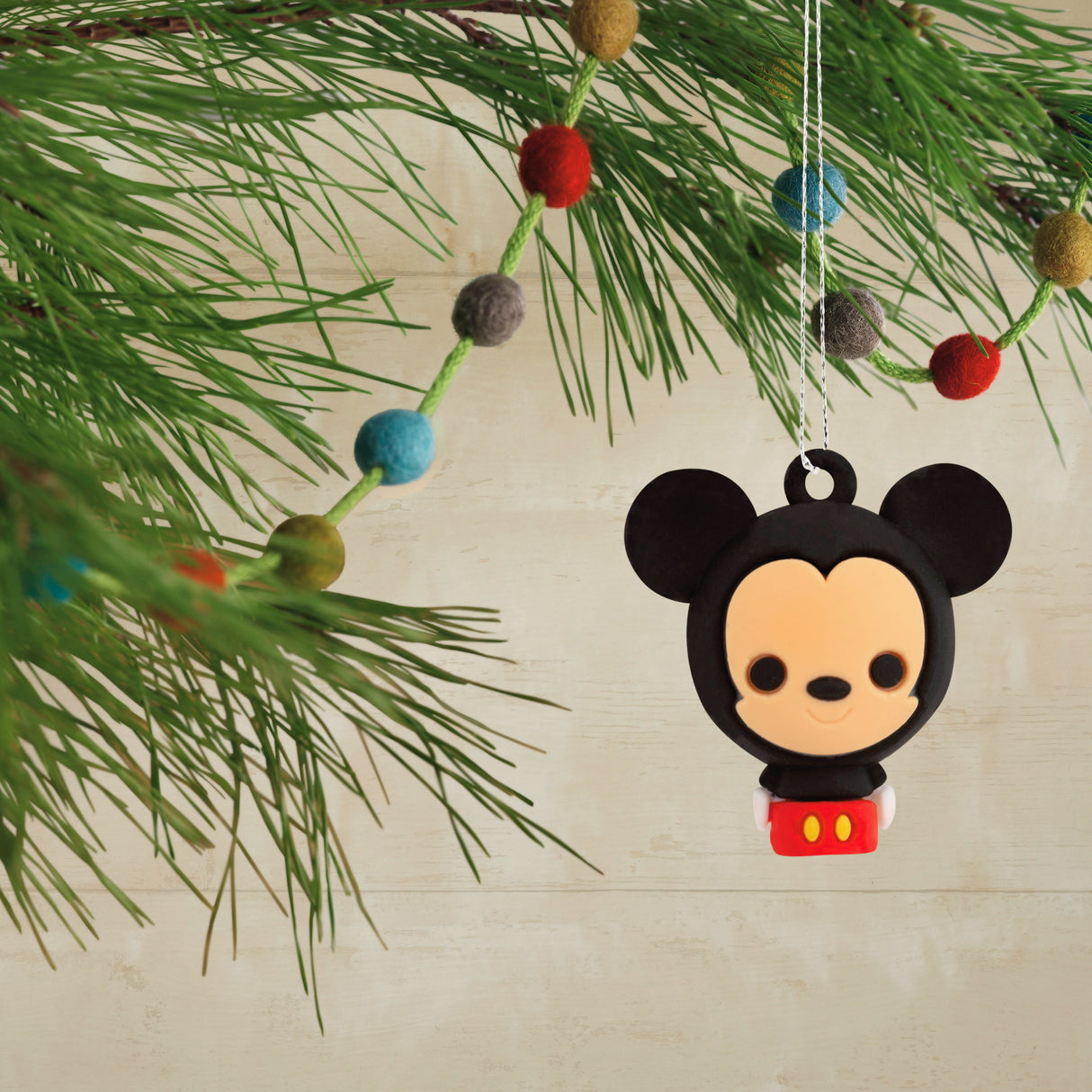 Disney Mickey Mouse and Friends Miniature Christmas Ornaments, Set of 6