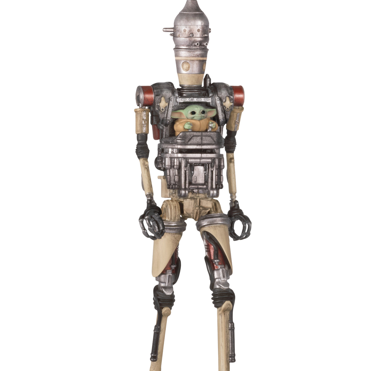 Hallmark Keepsake Christmas Ornament (Star Wars: The Mandalorian Grogu Operating IG-12 With Sound)