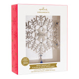 Snowflake 2024 Christmas Ornament, Metal