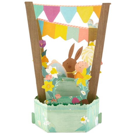 Sweet Wishes Easter Bunny 3D Pop-Up Easter Card