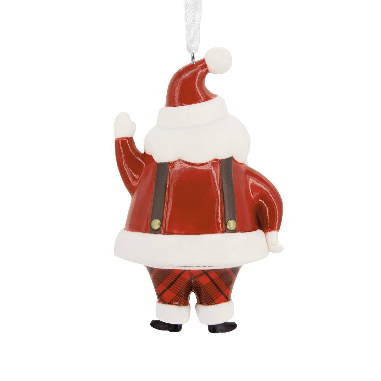 Hallmark Santa Christmas Ornament, Premium Porcelain