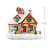 Keepsake Christmas Ornament 2024, Disney Mickey Mouse The Merriest House in Town Musical With Light, Gifts for Disney Fans