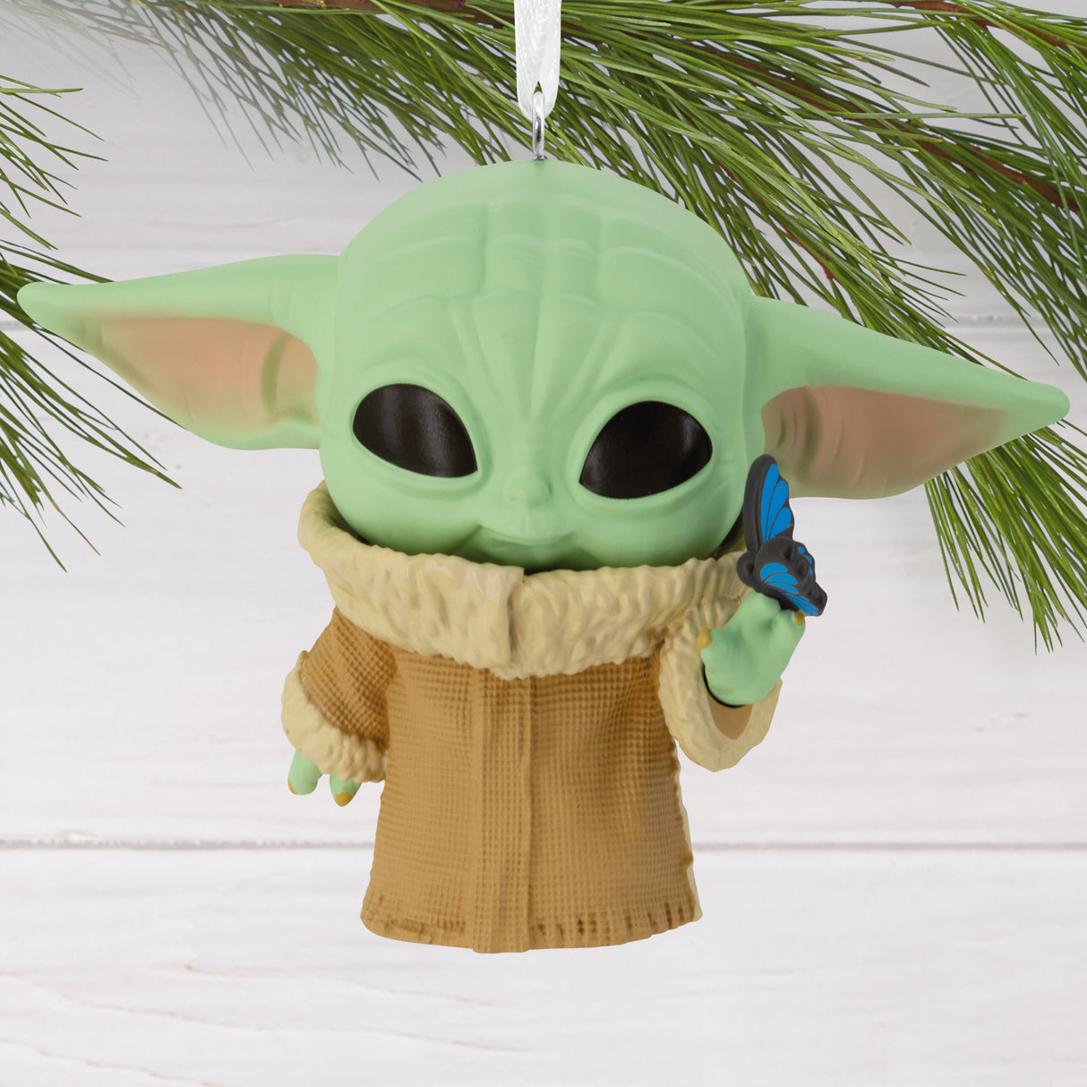 Star Wars: The Mandalorian Grogu With Butterfly Funko POP! Christmas Ornament, May the 4th