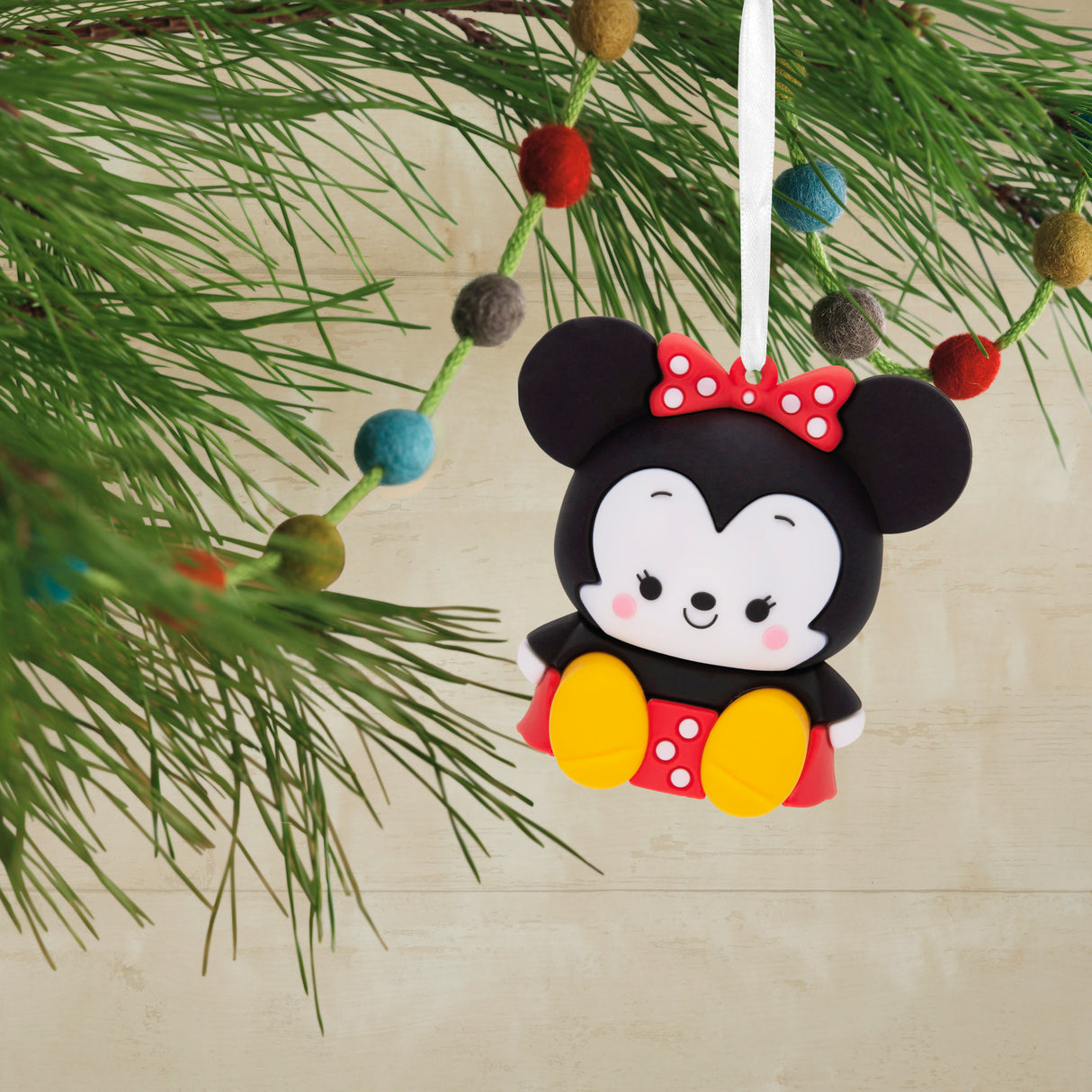 Better Together Disney Mickey and Minnie Magnetic Christmas Ornaments, Set of 2, Shatterproof