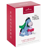 Keepsake Christmas Ornament 2024, Disney Winnie the Pooh A Gift for Eeyore, Gifts for Disney Fans