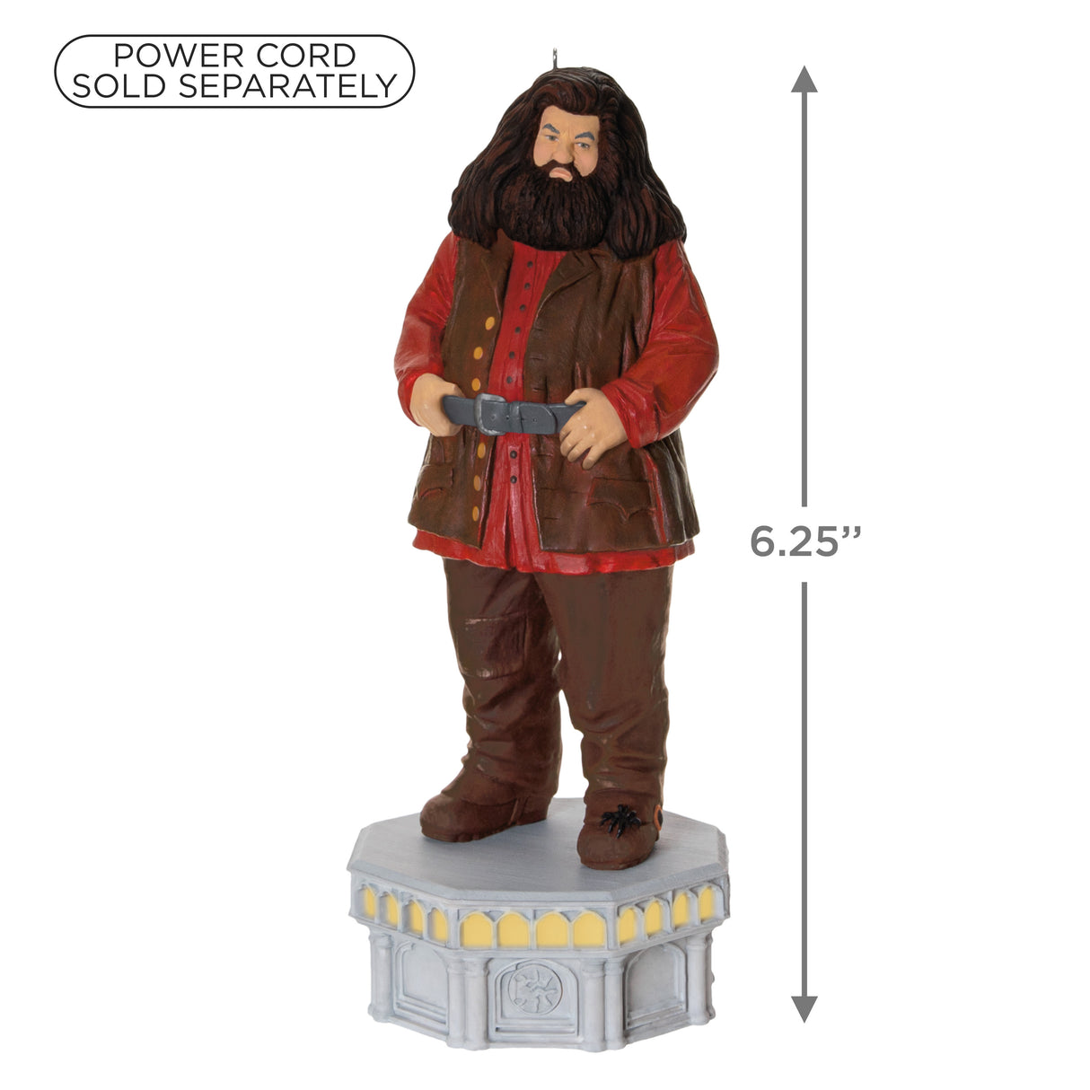 Hallmark Keepsake Christmas Ornament (Harry Potter and the Chamber of Secrets Collection Hagrid With Light and Sound)