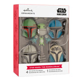 Star Wars: The Mandalorian Mini Christmas Tree Topper and Ornaments, Set of 5