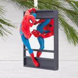 Hallmark Christmas Ornament (Marvel Spider-Man on Window)