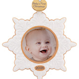 Hallmark Christmas Ornament (Baby's First Christmas 2025 Snowflake Photo Frame)