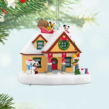 Keepsake Christmas Ornament 2024, Disney Mickey Mouse The Merriest House in Town Musical With Light, Gifts for Disney Fans