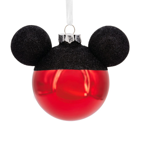 Disney Mickey Mouse Icon Christmas Ornament, Blown Glass