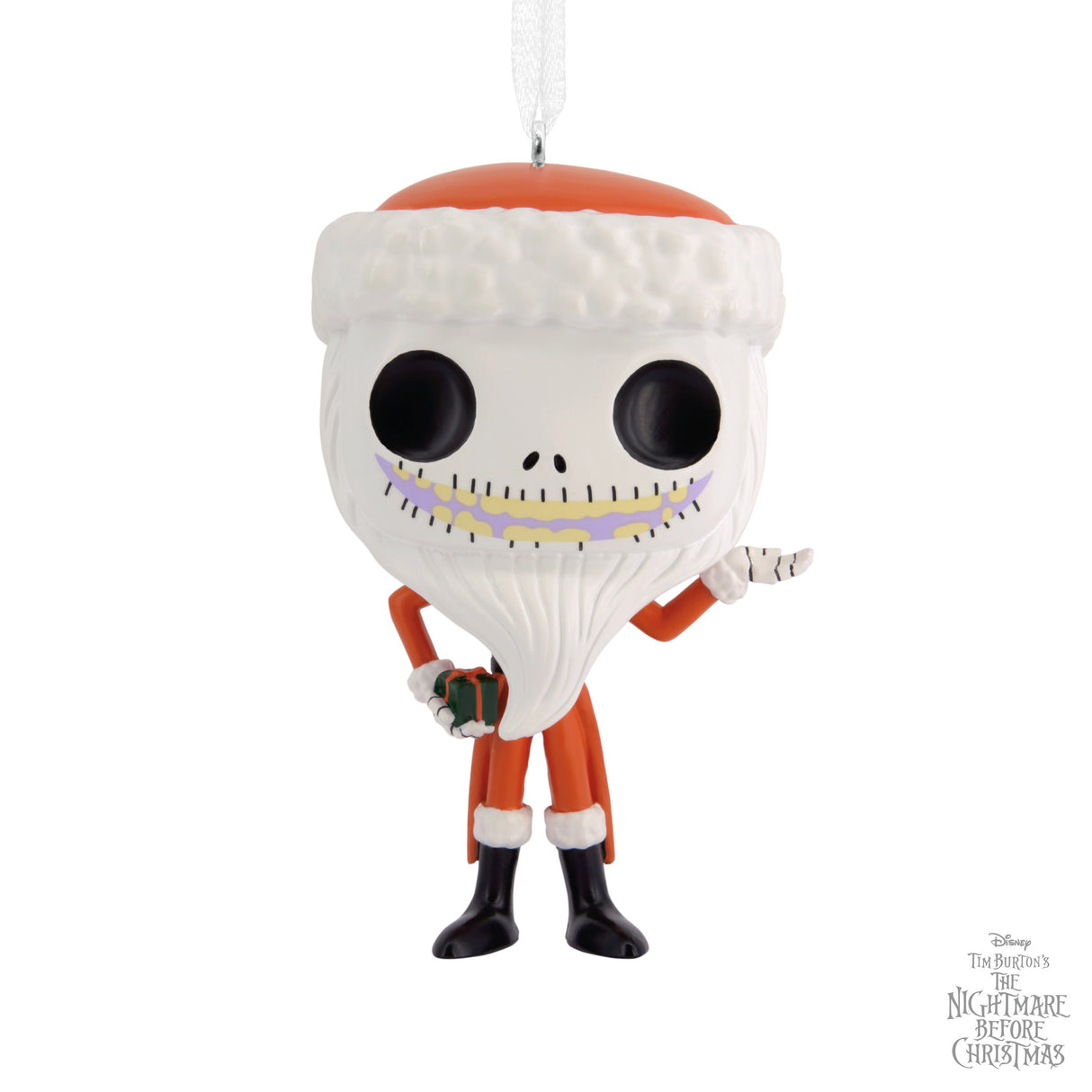 Hallmark Christmas Ornament (Disney Tim Burton's The Nightmare Before Christmas Santa Jack Funko POP!)