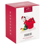 Keepsake Christmas Ornament 2024, The Peanuts Gang Deck the Doghouse Musical With Light, Gifts for Peanuts Fans