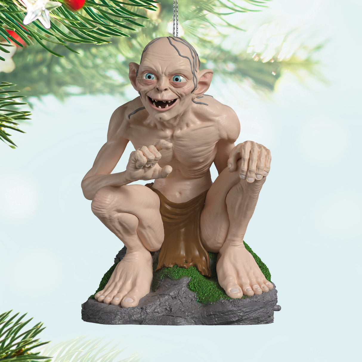 Hallmark Keepsake Christmas Ornament (The Lord of the Rings Gollum With Sound and Motion)