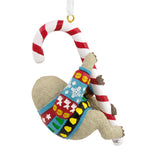 Sloth in Ugly Christmas Sweater Christmas Ornament