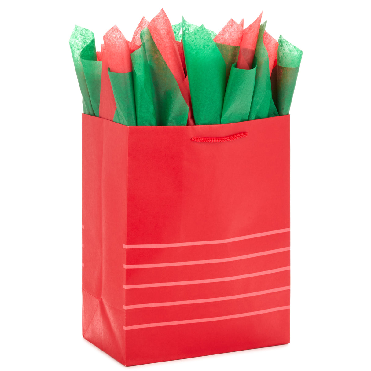 Red and Green Bulk Tissue Paper for Gift Wrapping (100 Sheets) for Gift Bags, Christmas Presents, Holiday Crafts and More