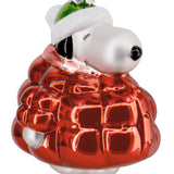 Hallmark Christmas Ornament (Peanuts Snoopy in Puffer Coat, Glass)