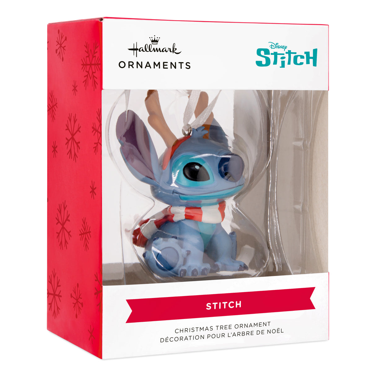 Disney Lilo & Stitch Reindeer Stitch Christmas Ornament