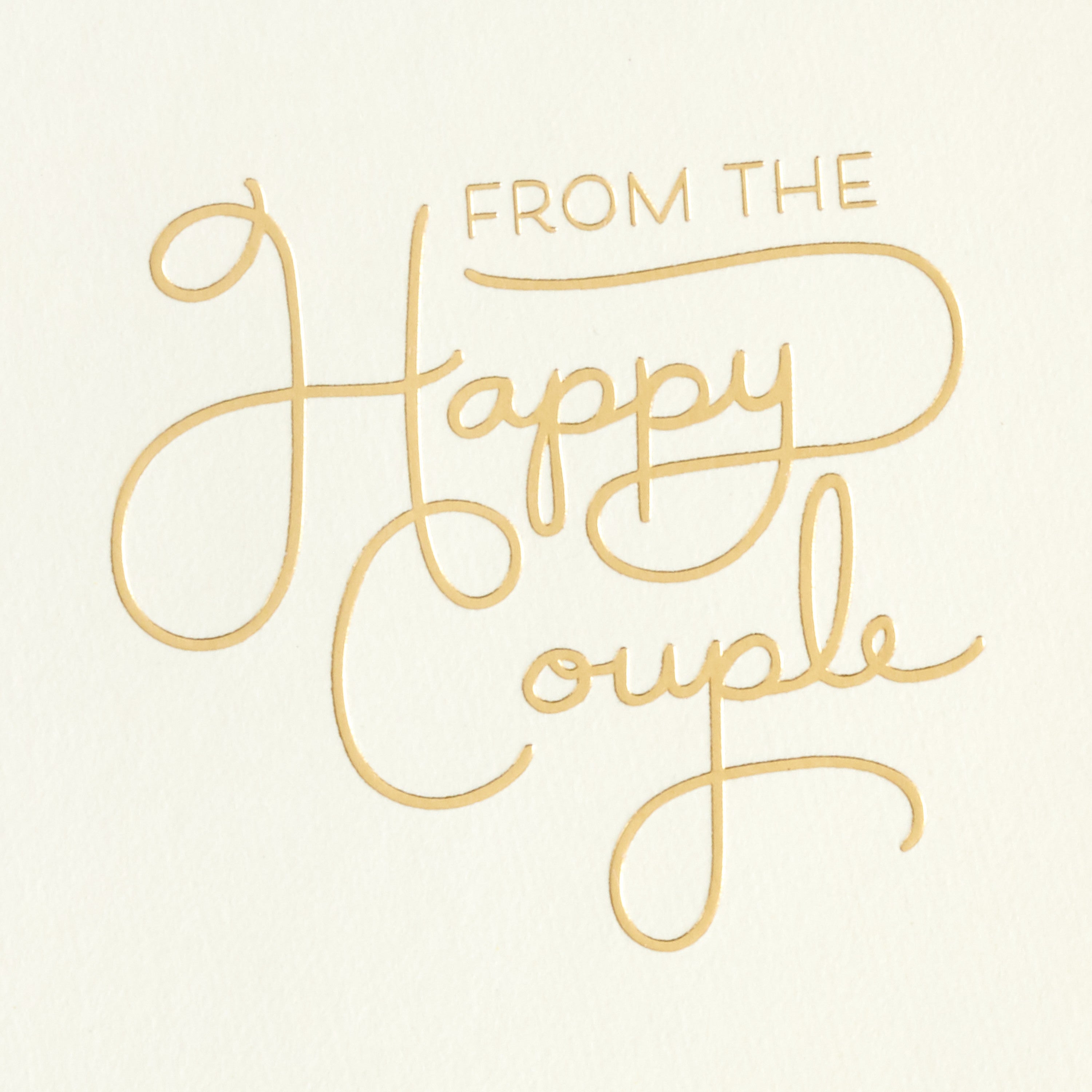 Pack of 100 Wedding Thank You Cards (Happy Couple)