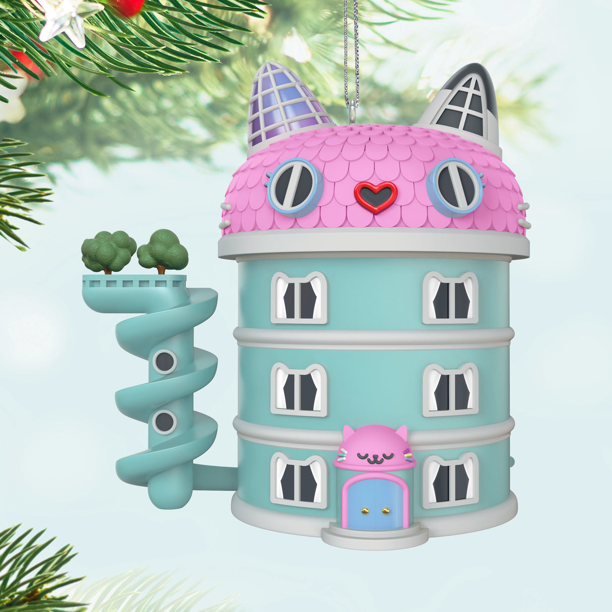 Keepsake Christmas Ornament 2024, Gabby's Dollhouse A-Meow-Zing Adventures Await Musical, Gifts for Kids