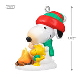 Keepsake 1.02" Mini Christmas Ornament 2024, Peanuts Winter Fun With Snoopy, Gifts for Peanuts Fans