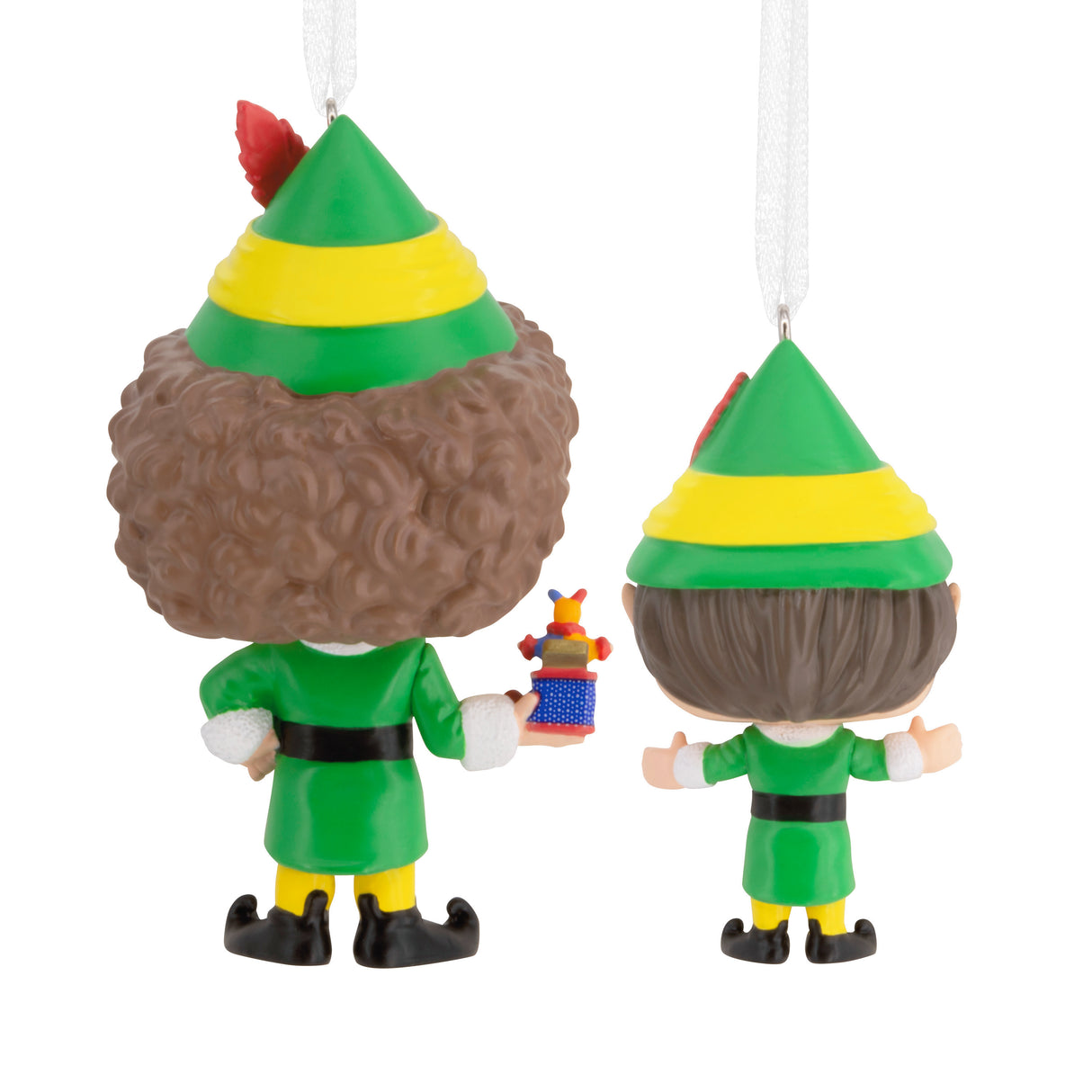 Hallmark Christmas Ornaments (Elf Buddy the Elf and Papa Elf Funko POP!), Set of 2