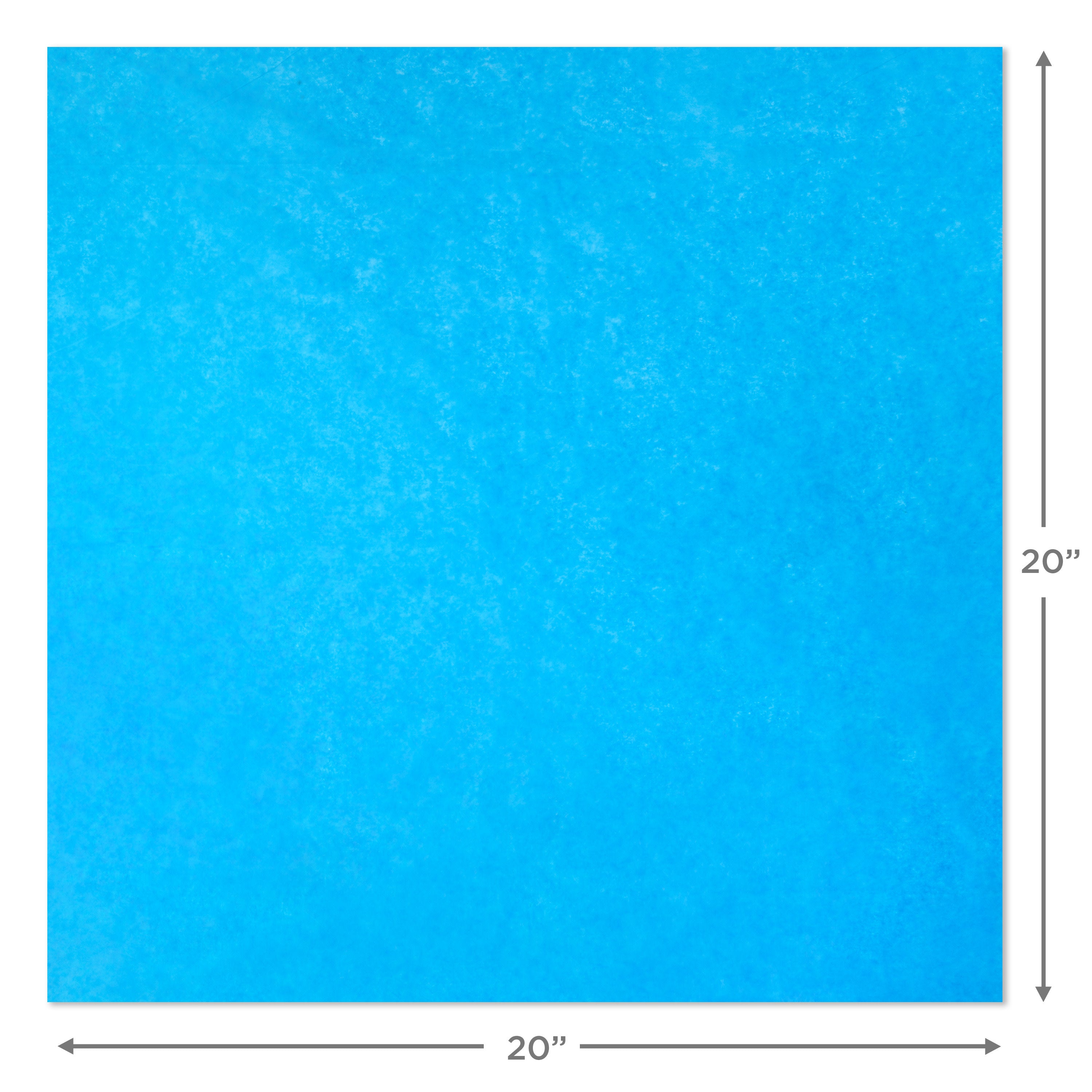 Hallmark Royal Blue, Turquoise and Light Blue Bulk Tissue Paper (90 Sheets) for Birthdays, Hanukkah, Father's Day, Baby Showers, Graduations