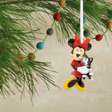 Disney Minnie Mouse Holding Kitten Christmas Ornament