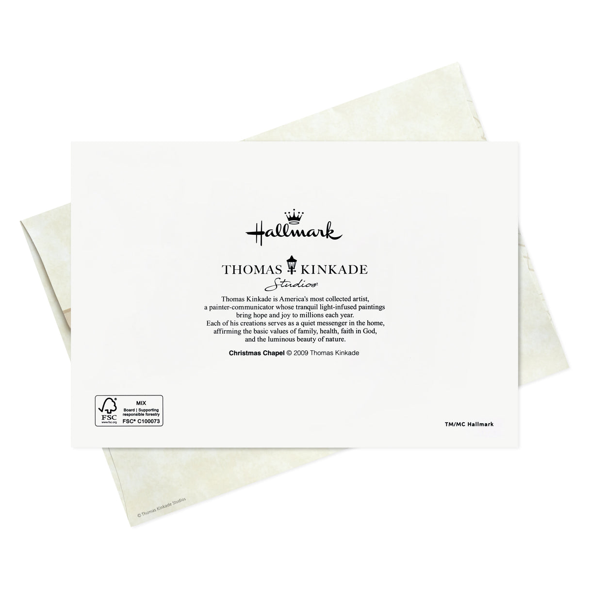 Thomas Kinkade Christmas Cards (16 Cards and Envelopes) Christmas Blessing