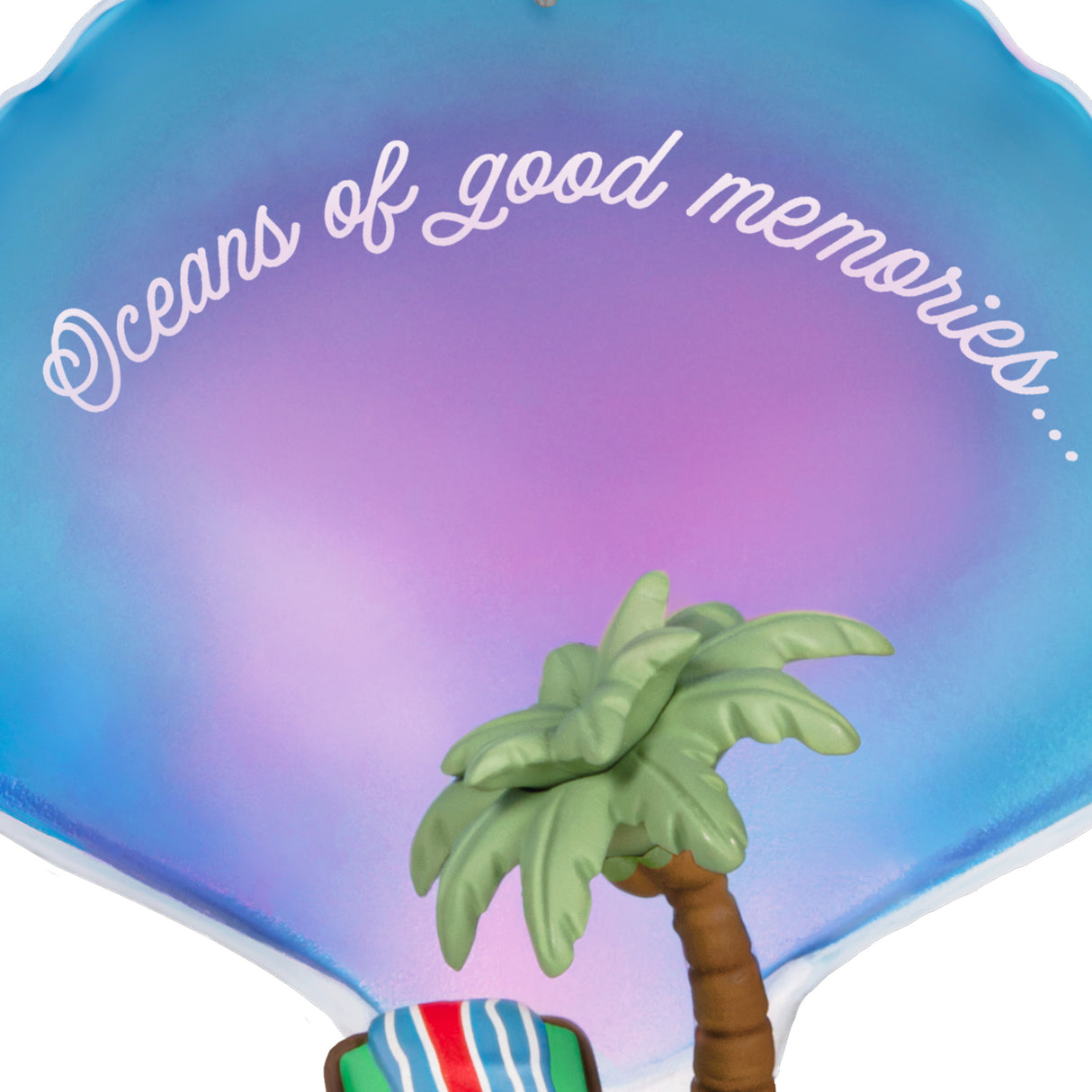 Keepsake Christmas Ornament 2024, Oceans of Good Memories, Beach Gifts