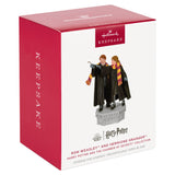 Keepsake Christmas Ornament, Harry Potter and the Chamber of Secrets Collection Ron Weasley and Hermione Granger With Light and Sound, Gifts for Harry Potter Fans