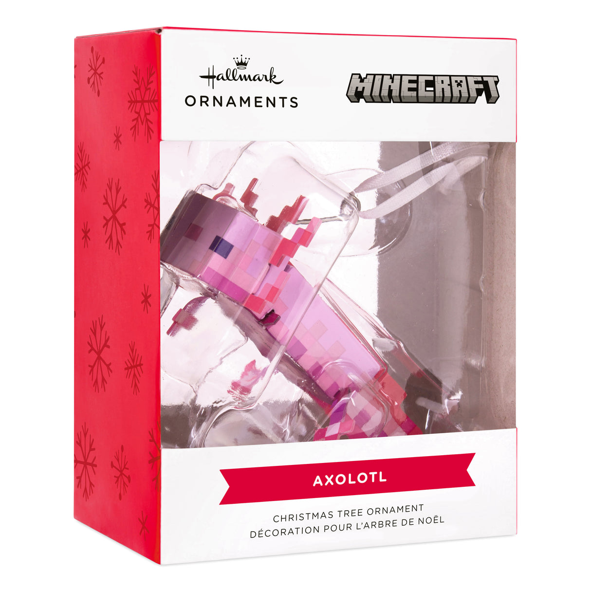 Hallmark Christmas Ornament (Minecraft Pink Axolotl)