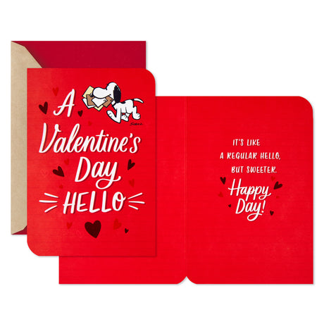 Hallmark Pack of 3 Peanuts Valentines Day Cards (Snoopy and Charlie Brown)