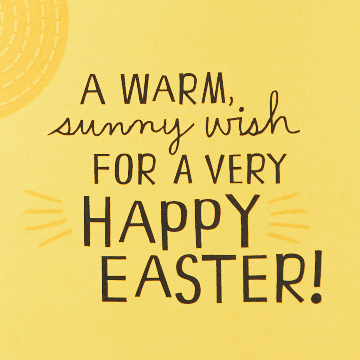 Hallmark Easter Card with Sound (Felt Bunny Plays "You Are My Sunshine") for Kids, Grandchildren, Friends