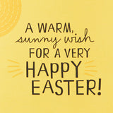 Hallmark Easter Card with Sound (Felt Bunny Plays "You Are My Sunshine") for Kids, Grandchildren, Friends