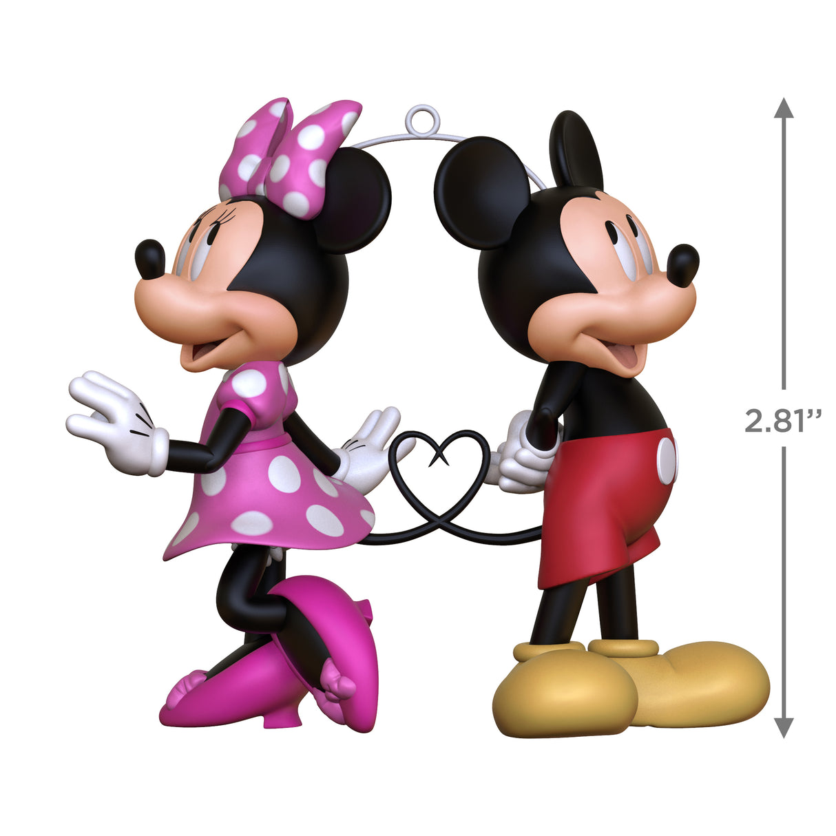 Keepsake Christmas Ornament 2024, Disney Mickey and Minnie A Tail of Togetherness, Gifts for Disney Fans