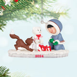 Keepsake Christmas Ornament 2024, Frosty Friends 2024, Snowman Collectors Gifts